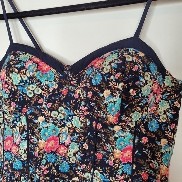 Band Of Gypsies Summer Floral Sweetheart Dress - Picture 7 of 13